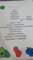 Pishko Qenti menu