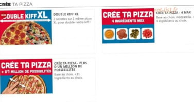 Domino's Pizza Coueron menu