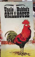 Uncle Bubba's Grillhouse menu