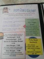 Zoe's Vintage Kitchen menu