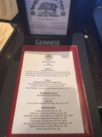 Ganly's Irish Pub menu