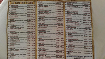Pizzeria Nardin 2 menu