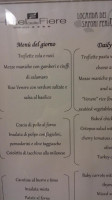 Locanda Dei Sapori Perduti menu