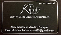 Khan Bhai's Mughlai Food Restaurant inside