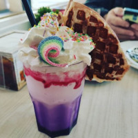 Amore’s Cafe Waffles food