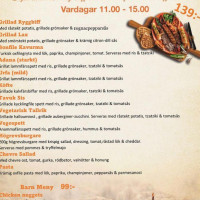 Osmans Grill Mölndal menu
