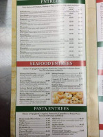 Siro's Italian menu