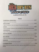 Maggie's Hickory Run menu