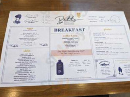 Betts Cleveland menu