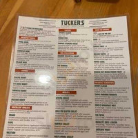 Tucker's menu