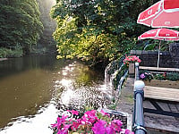 The Riverside Kiosk outside