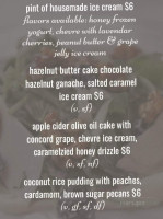 Hazelnut Kitchen menu