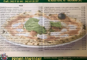 Paolo ‘d Nandu menu