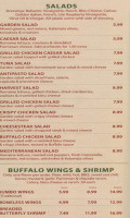 Babbo's Pizza menu