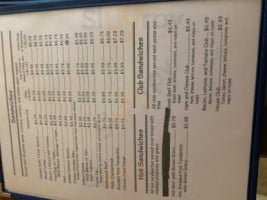 Tc's Cafe And Confections menu