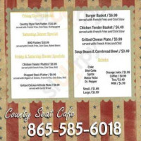 County Seat Cafe menu