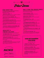 Pollos Jarras menu