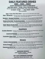 Michael's Roscommon House menu