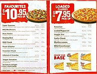 Pizza Hut menu