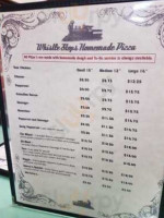 Whistle Stop Cafe menu