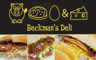 Beckman's Deli food