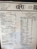 Glenshire Pizza Company menu