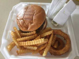 Omega Charcoal Burger food