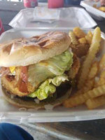 Omega Charcoal Burger food
