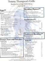 Tommy Thompson's Grille menu