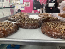 Frosted Donuts food