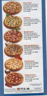 Pondrelli's Pizza Kitchen menu