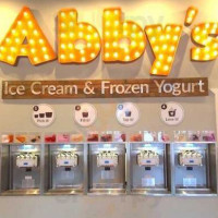 Abby's Ice Cream Frozen Yogurt inside