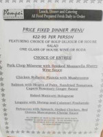 Pompei Catering menu