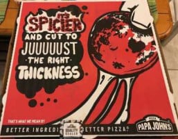 Papa Johns Pizza food