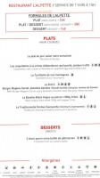 L'alpette menu