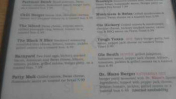 Double E Burger And Ice Cream Shoppe menu