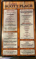 Seaton's Scott Place menu