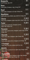 Cabanat Pizza menu