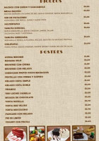 Cafe De Alicia menu