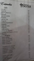 Meson Iberia menu