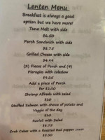 The Gateway Diner menu