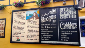 Kirbys Brogue Inn menu