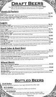 Thatcher Mcghee's Irish Pub Eatery menu