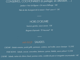 Chez Simone menu