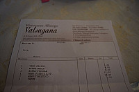 Albergo Valsugana menu