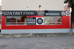 Allo Pizza Burger Borgo outside