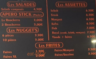 Saint Pierre Kebab menu