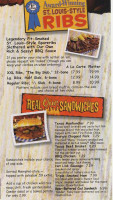 Famous Dave's menu