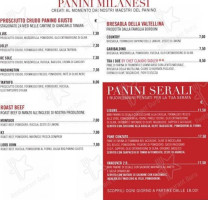 Panino Giusto menu