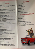 Bulldog Diner menu